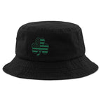 Shamrock Stars & Stripes Tonal Bucket Hat