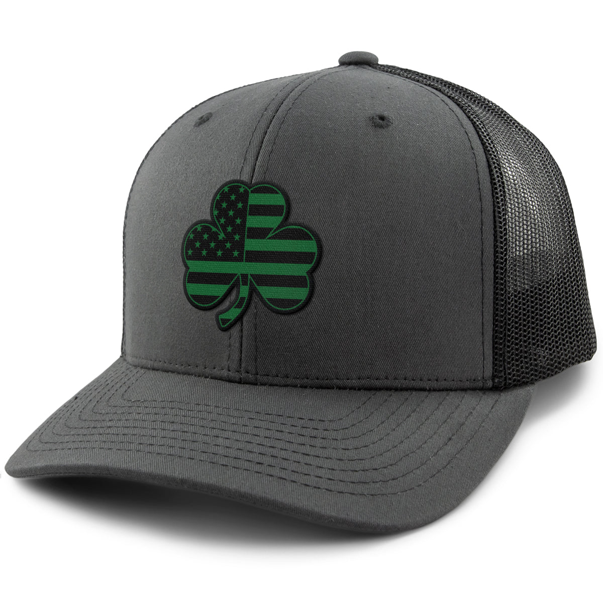Shamrock Stars & Stripes Tonal Classic Snapback Trucker - Chowdaheadz