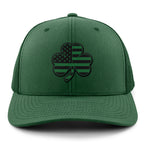 Shamrock Stars & Stripes Tonal Classic Snapback Trucker - Chowdaheadz