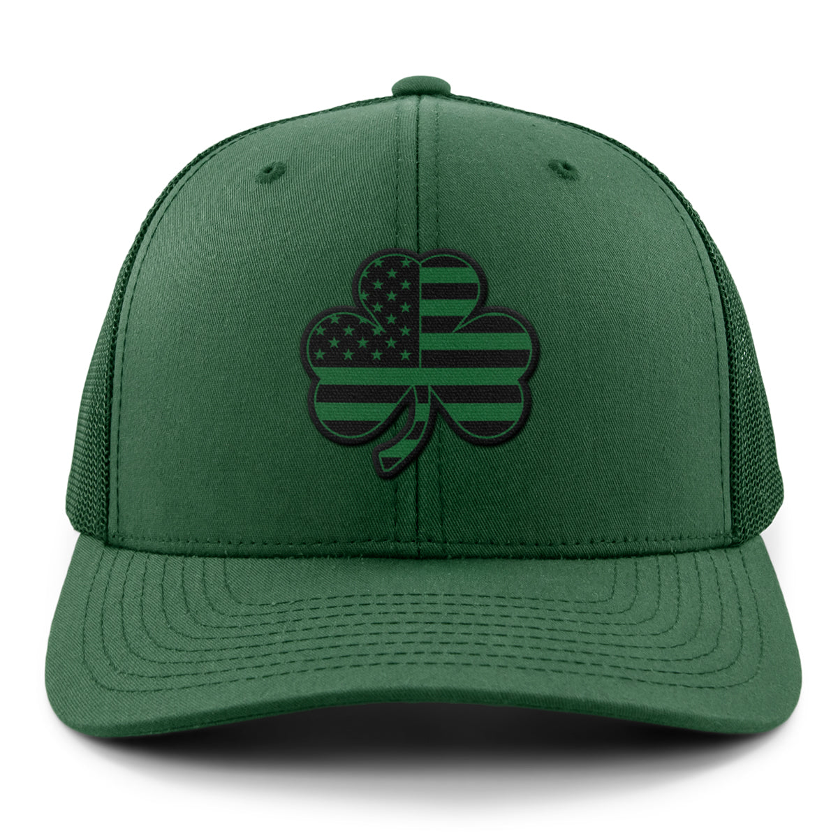 Shamrock Stars & Stripes Tonal Classic Snapback Trucker - Chowdaheadz