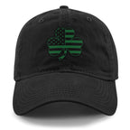 Shamrock Stars & Stripes Tonal Dad Hat - Chowdaheadz