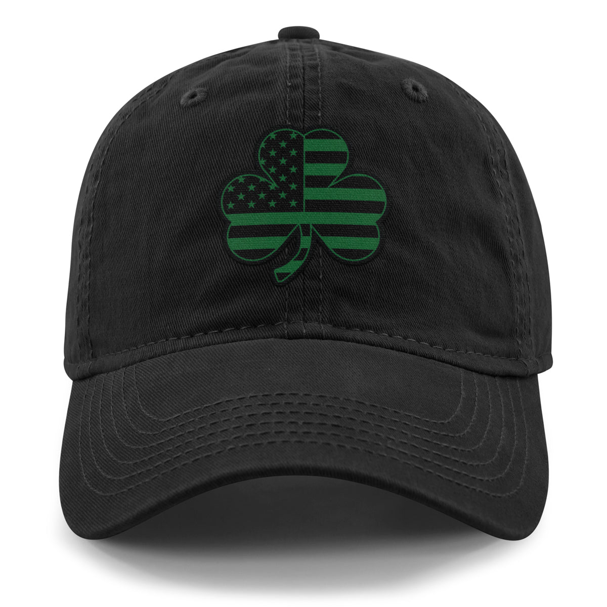 Shamrock Stars & Stripes Tonal Dad Hat - Chowdaheadz