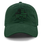 Shamrock Stars & Stripes Tonal Dad Hat - Chowdaheadz