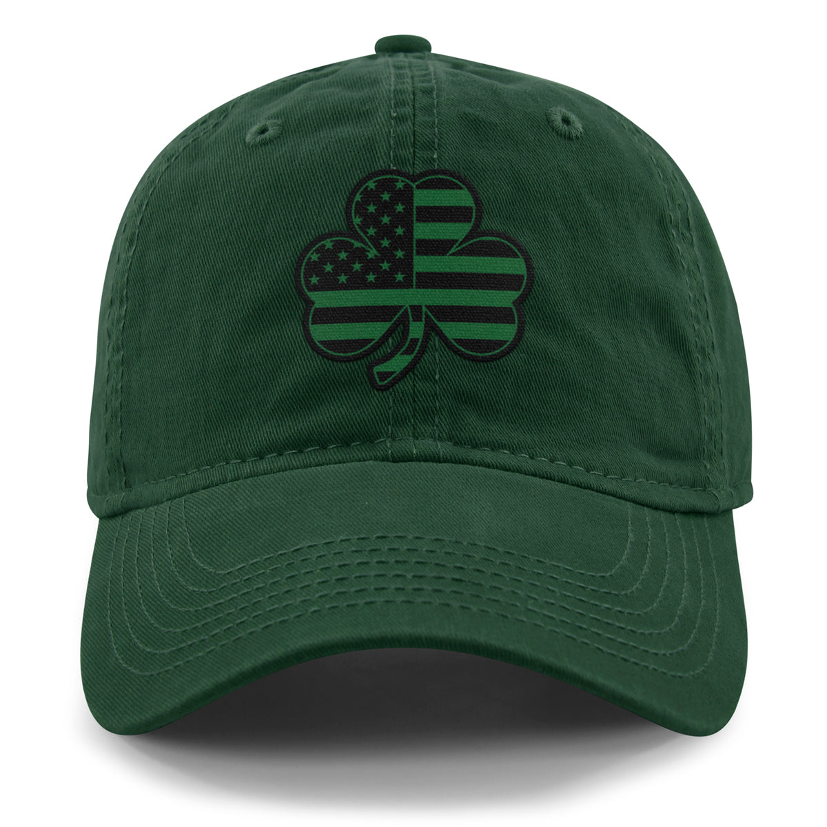 Shamrock Stars & Stripes Tonal Dad Hat - Chowdaheadz
