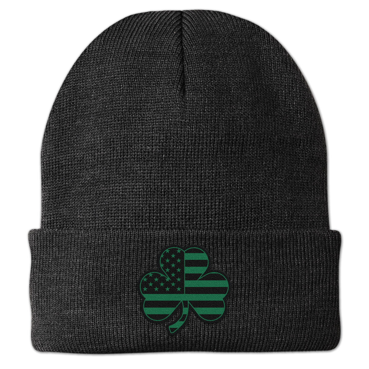 Shamrock Stars & Stripes Tonal Cuff Knit - Chowdaheadz