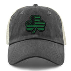 Shamrock Stars & Stripes Tonal Relaxed Trucker - Chowdaheadz