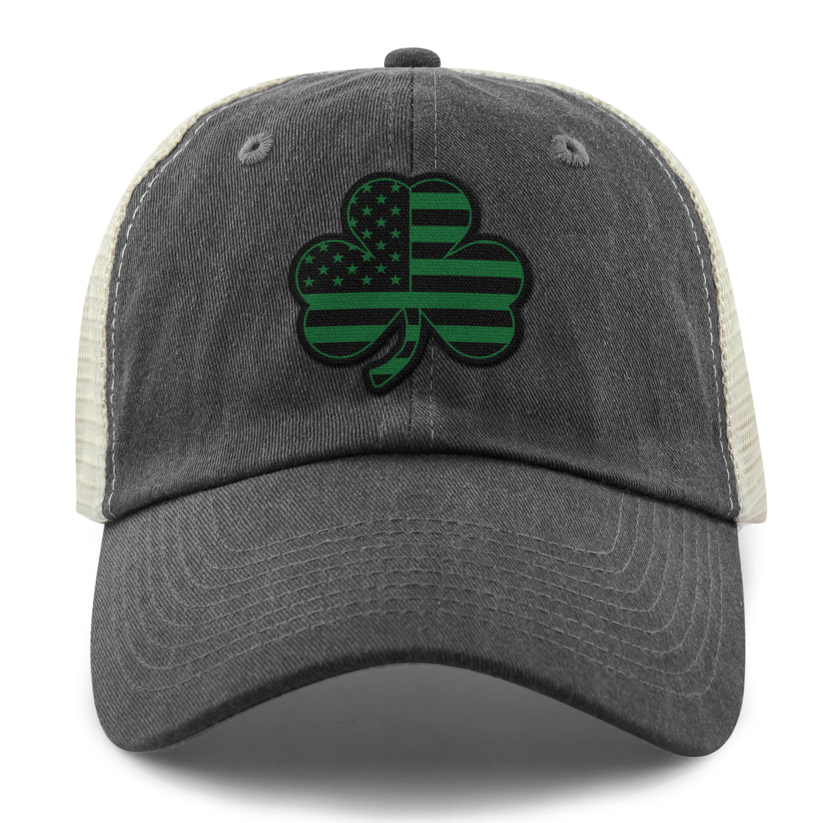 Shamrock Stars & Stripes Tonal Relaxed Trucker - Chowdaheadz