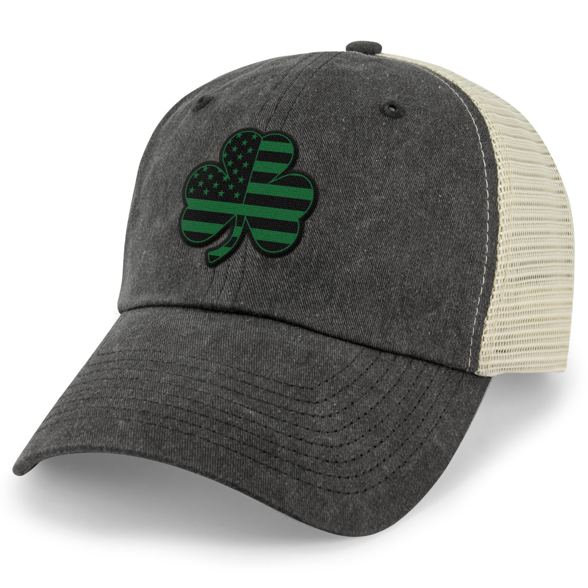 Shamrock Stars & Stripes Tonal Relaxed Trucker - Chowdaheadz