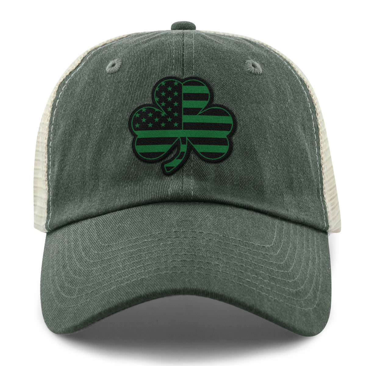 Shamrock Stars & Stripes Tonal Relaxed Trucker - Chowdaheadz