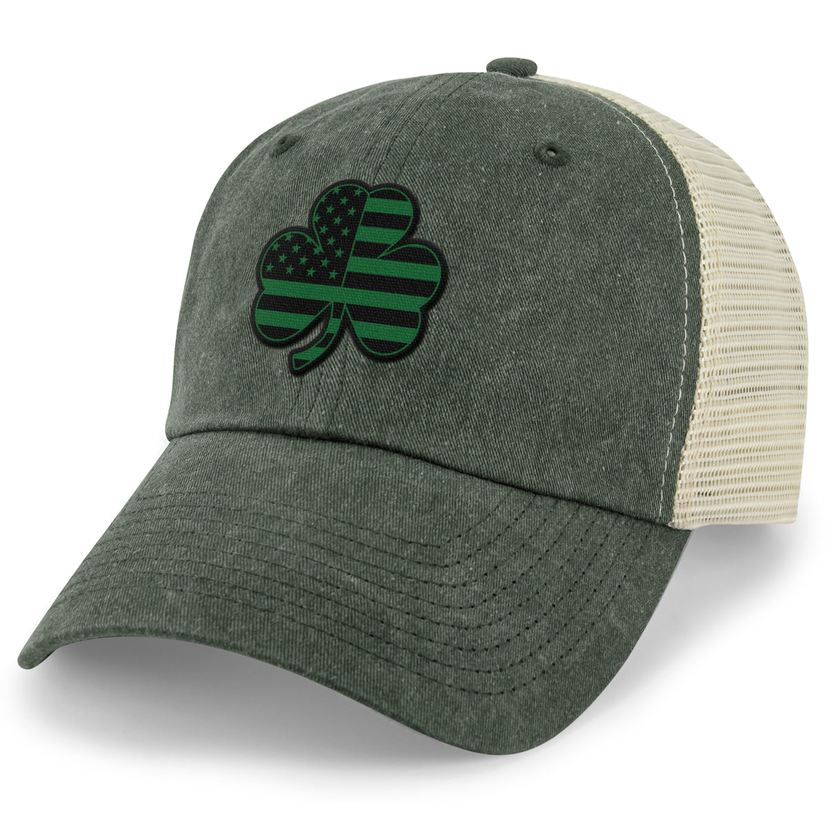 Shamrock Stars & Stripes Tonal Relaxed Trucker - Chowdaheadz