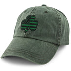 Shamrock Stars & Stripes Washed Dad Hat - Chowdaheadz