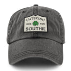 Entering Southie Washed Dad Hat - Chowdaheadz