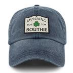 Entering Southie Washed Dad Hat - Chowdaheadz