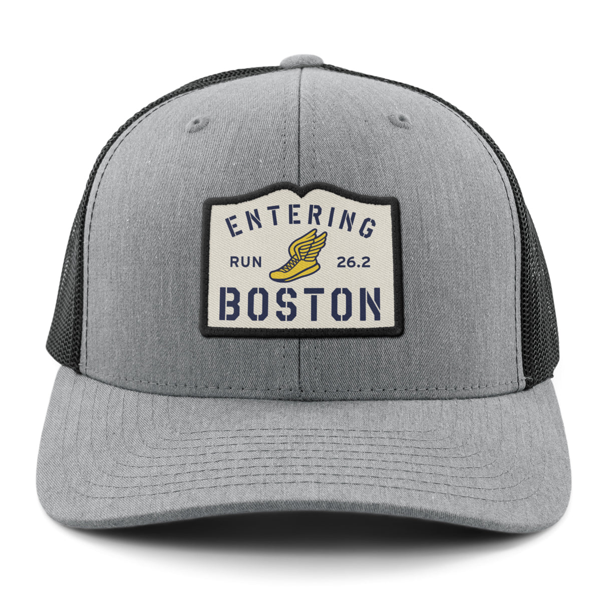 Entering Boston Run 26.2 Classic Snapback Trucker - Chowdaheadz