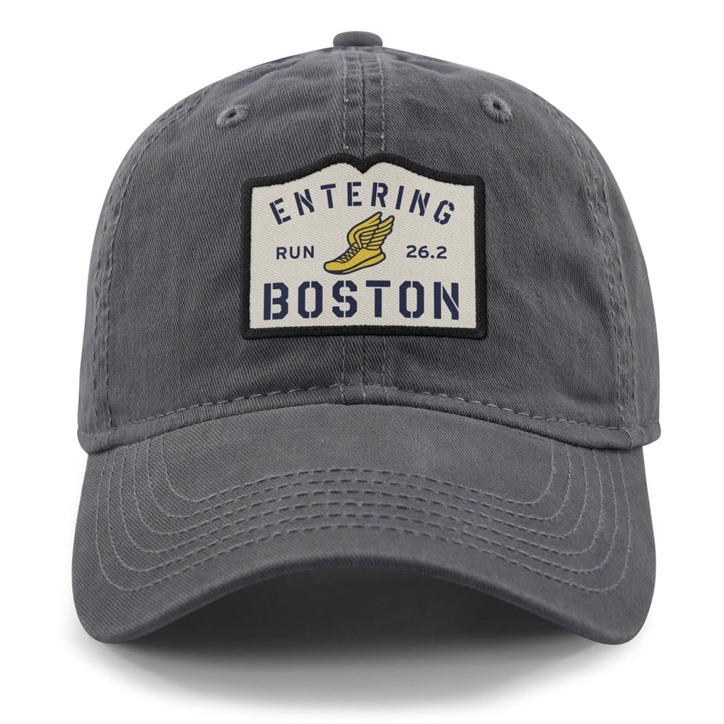 Entering Boston Run 26.2 Dad Hat - Chowdaheadz