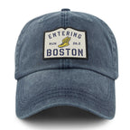 Entering Boston Run 26.2 Washed Dad Hat - Chowdaheadz