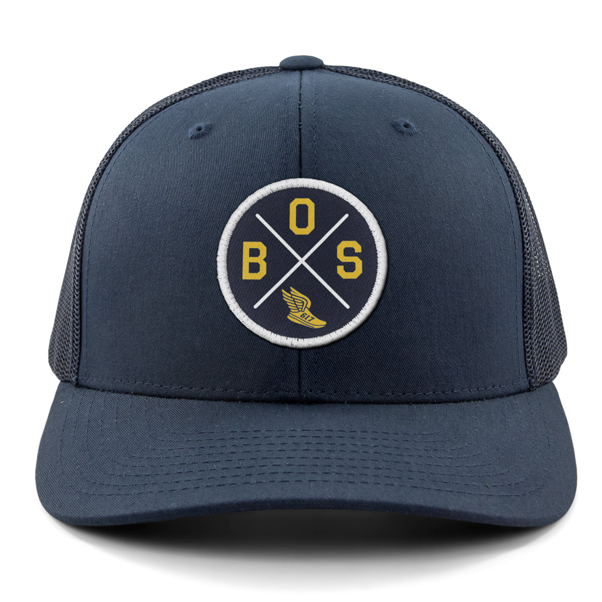 BOS Running Circle Emblem Classic Snapback Trucker - Chowdaheadz