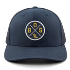 BOS Running Circle Emblem Classic Snapback Trucker - Chowdaheadz