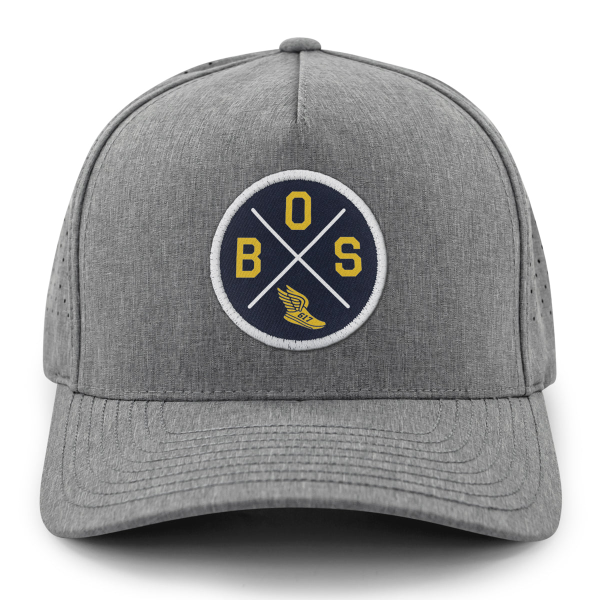 BOS Running Shoe Crossed Out Performance Hat - Chowdaheadz