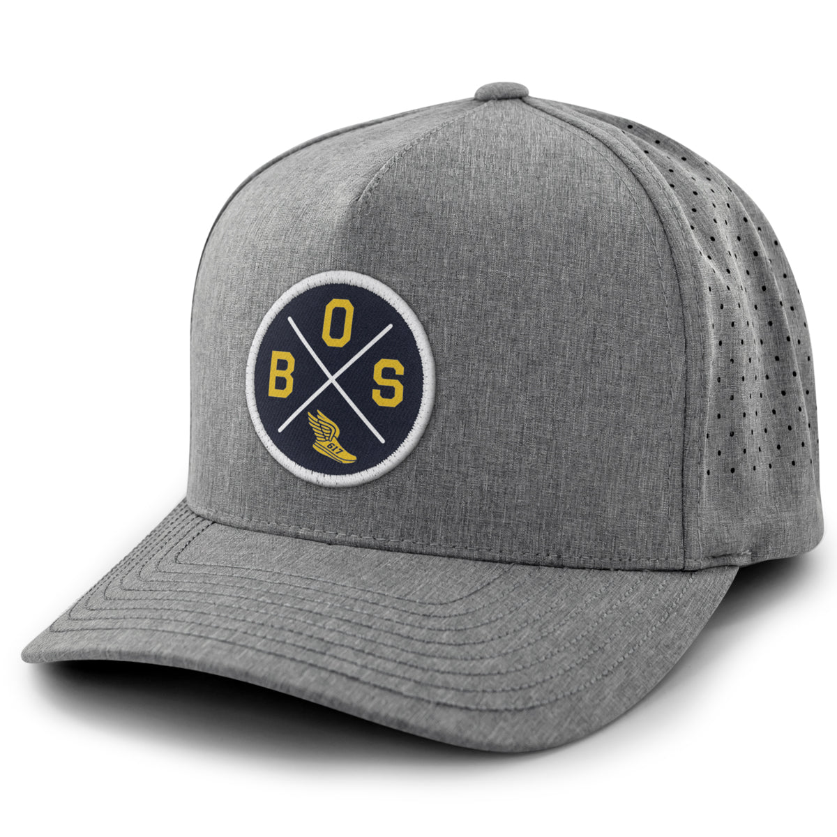 BOS Running Shoe Crossed Out Performance Hat - Chowdaheadz