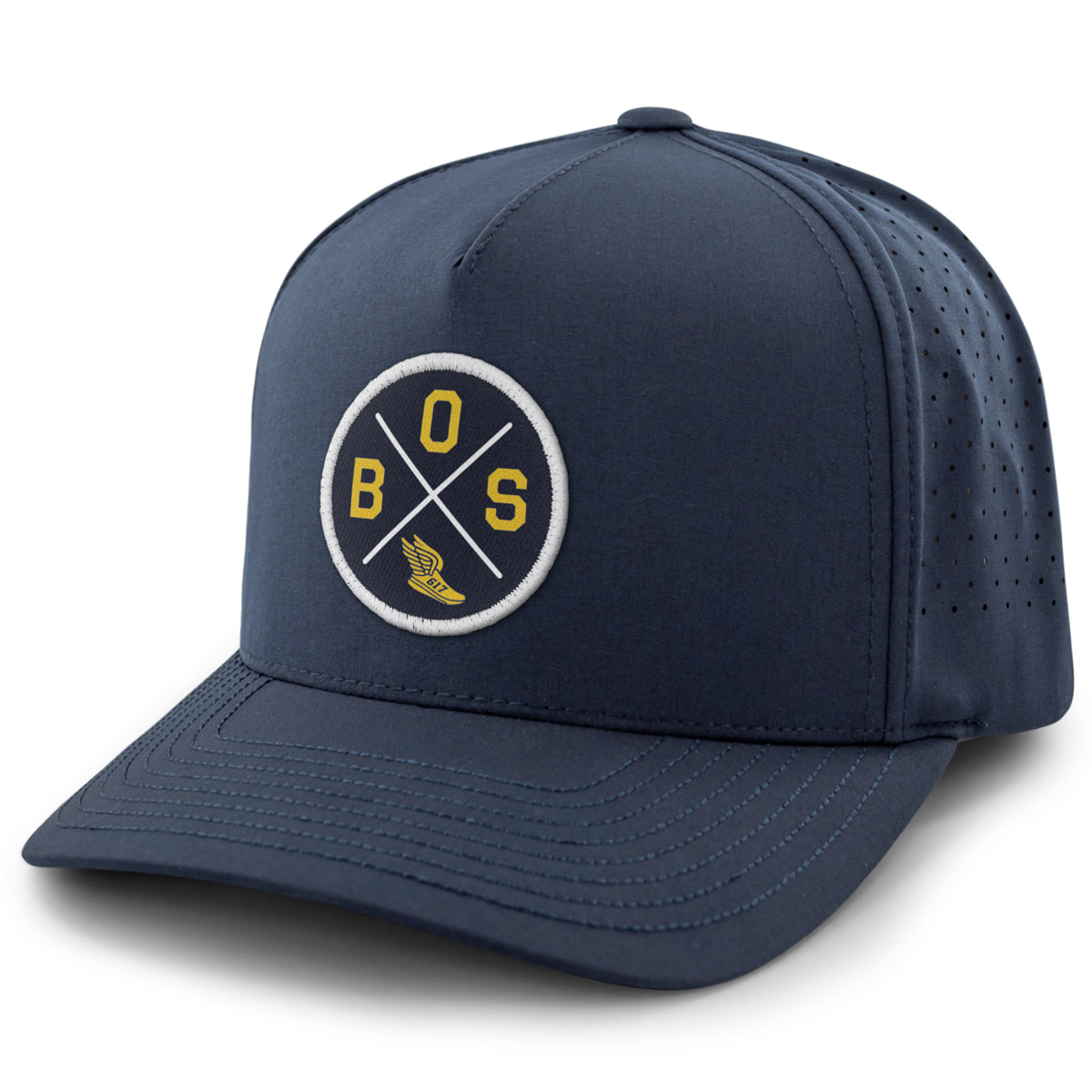 BOS Running Shoe Crossed Out Performance Hat - Chowdaheadz