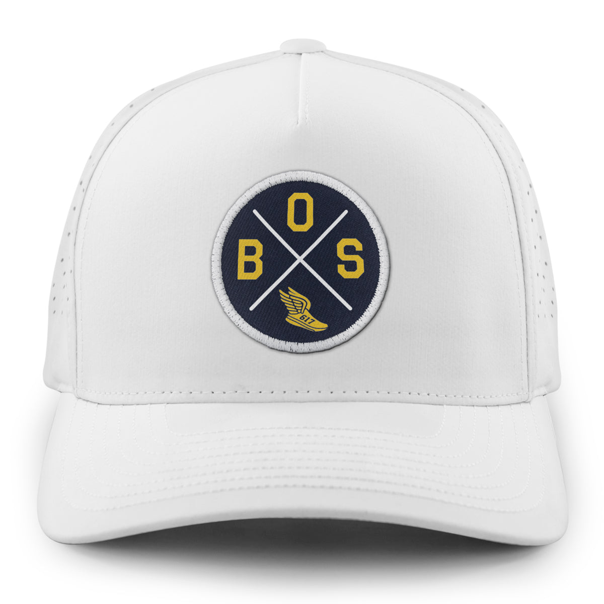 BOS Running Shoe Crossed Out Performance Hat - Chowdaheadz