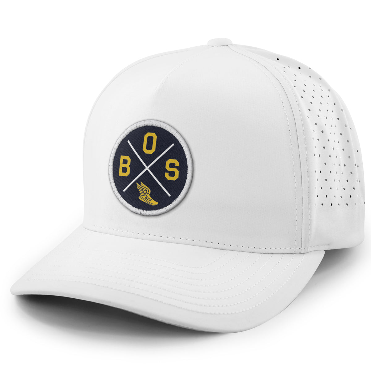 BOS Running Shoe Crossed Out Performance Hat - Chowdaheadz