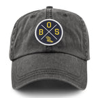BOS Sneaker Circle Patch Washed Dad Hat - Chowdaheadz