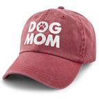 Dog Mom Printed Washed Dad Hat