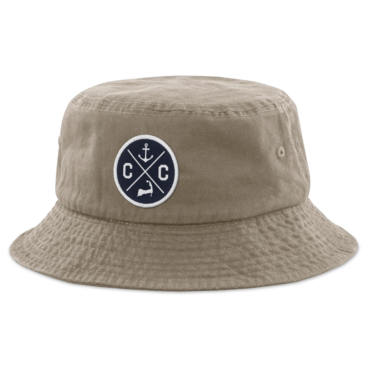 Cape Cod Circle Emblem Bucket Hat - Chowdaheadz