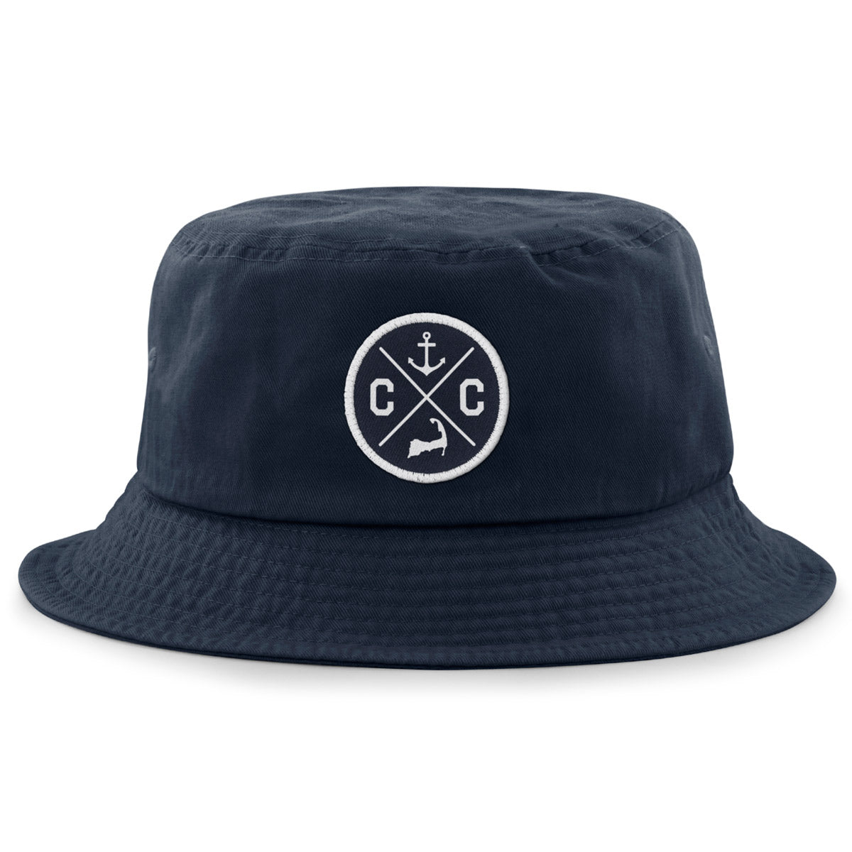 Cape Cod Circle Emblem Bucket Hat - Chowdaheadz