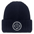 Cape Cod Circle Emblem Chunky Knit Winter Hat - Chowdaheadz