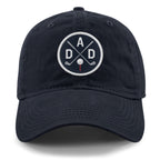 Golf DAD Circle Patch Dad Hat - Chowdaheadz