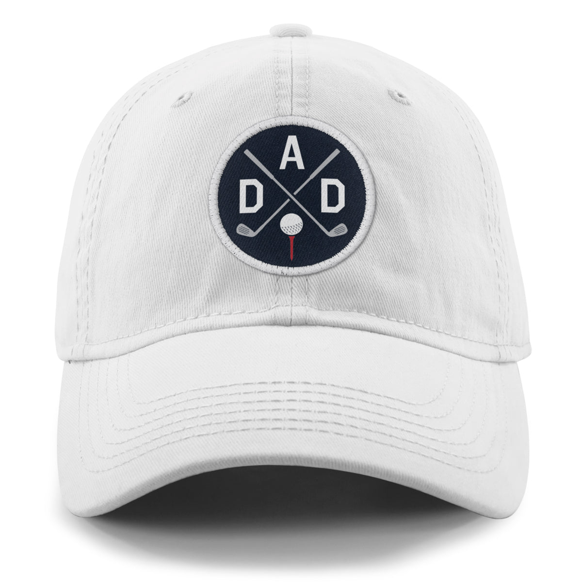 Golf DAD Circle Patch Dad Hat - Chowdaheadz