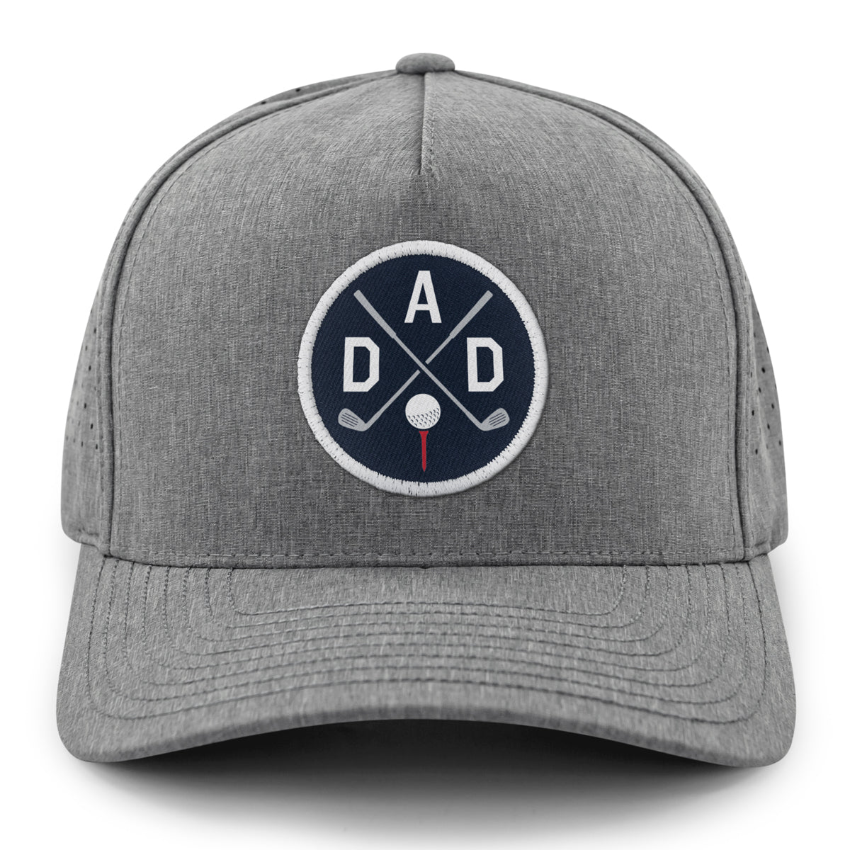 Golf Dad Circle Emblem Performance Hat - Chowdaheadz