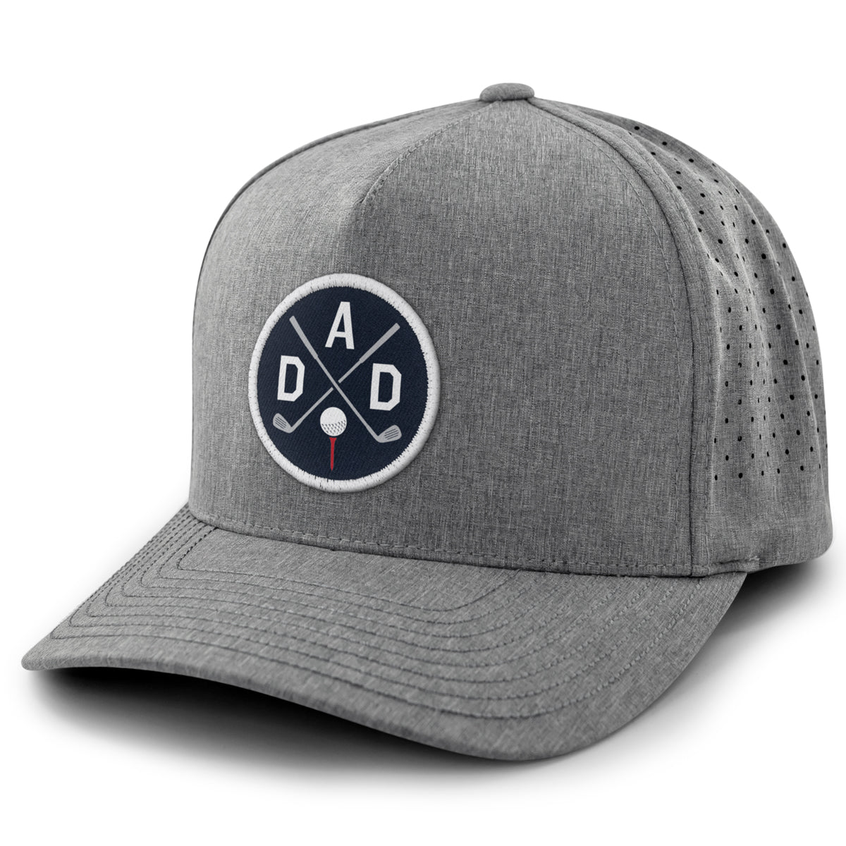 Golf Dad Circle Emblem Performance Hat