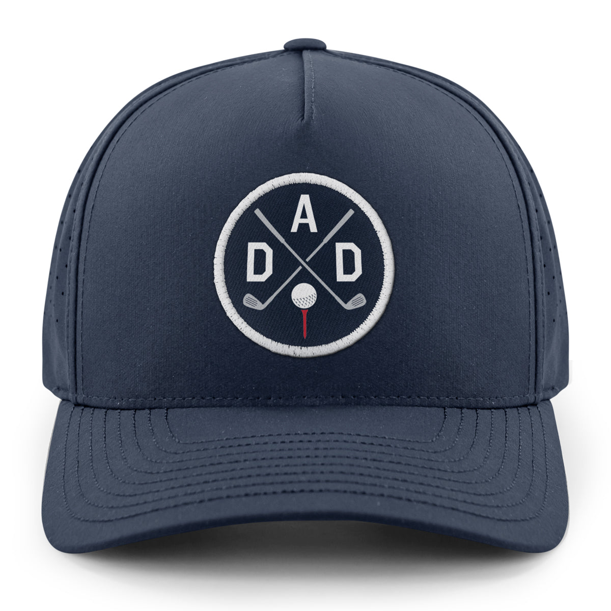 Golf Dad Circle Emblem Performance Hat - Chowdaheadz