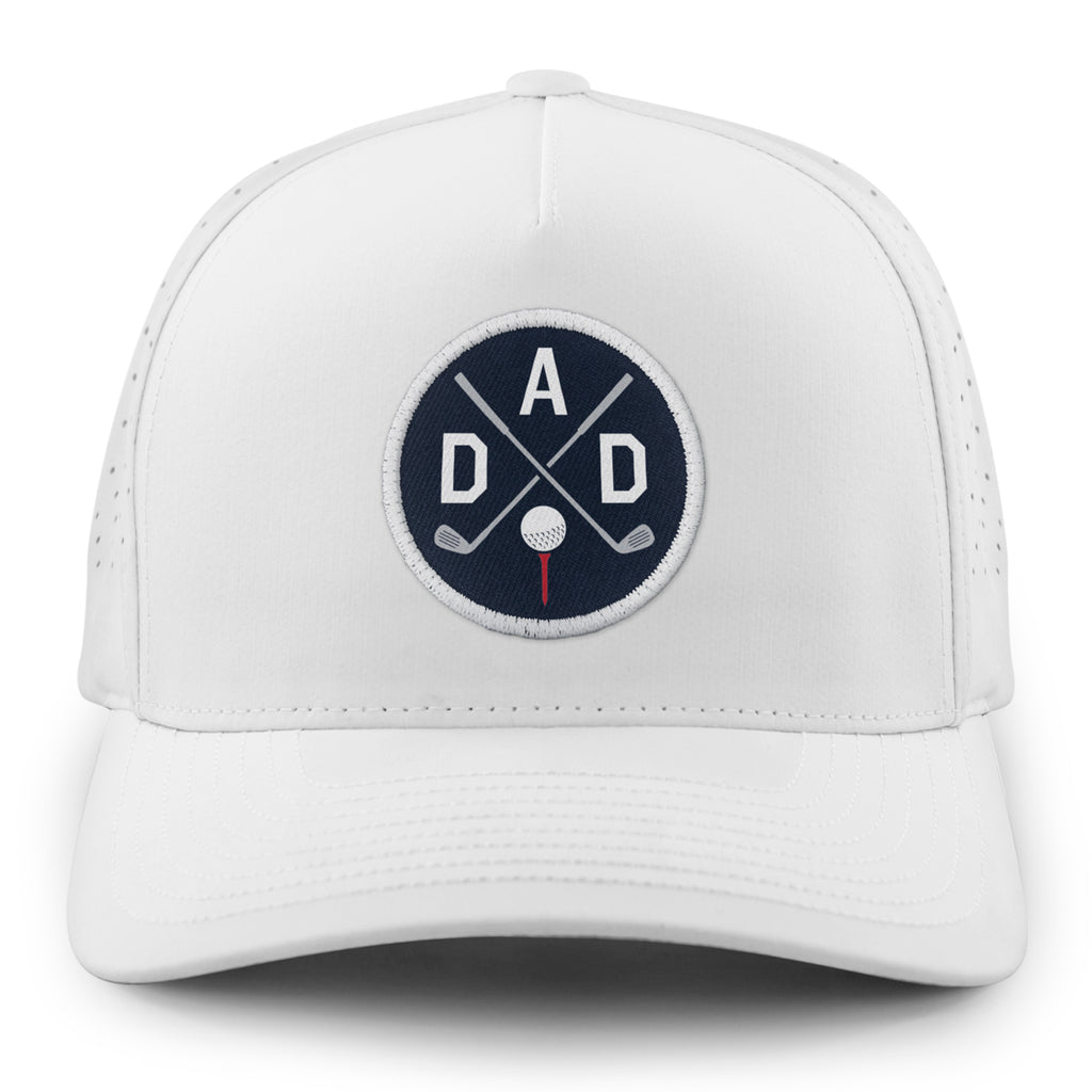 Golf Dad Circle Emblem Performance Hat - Chowdaheadz