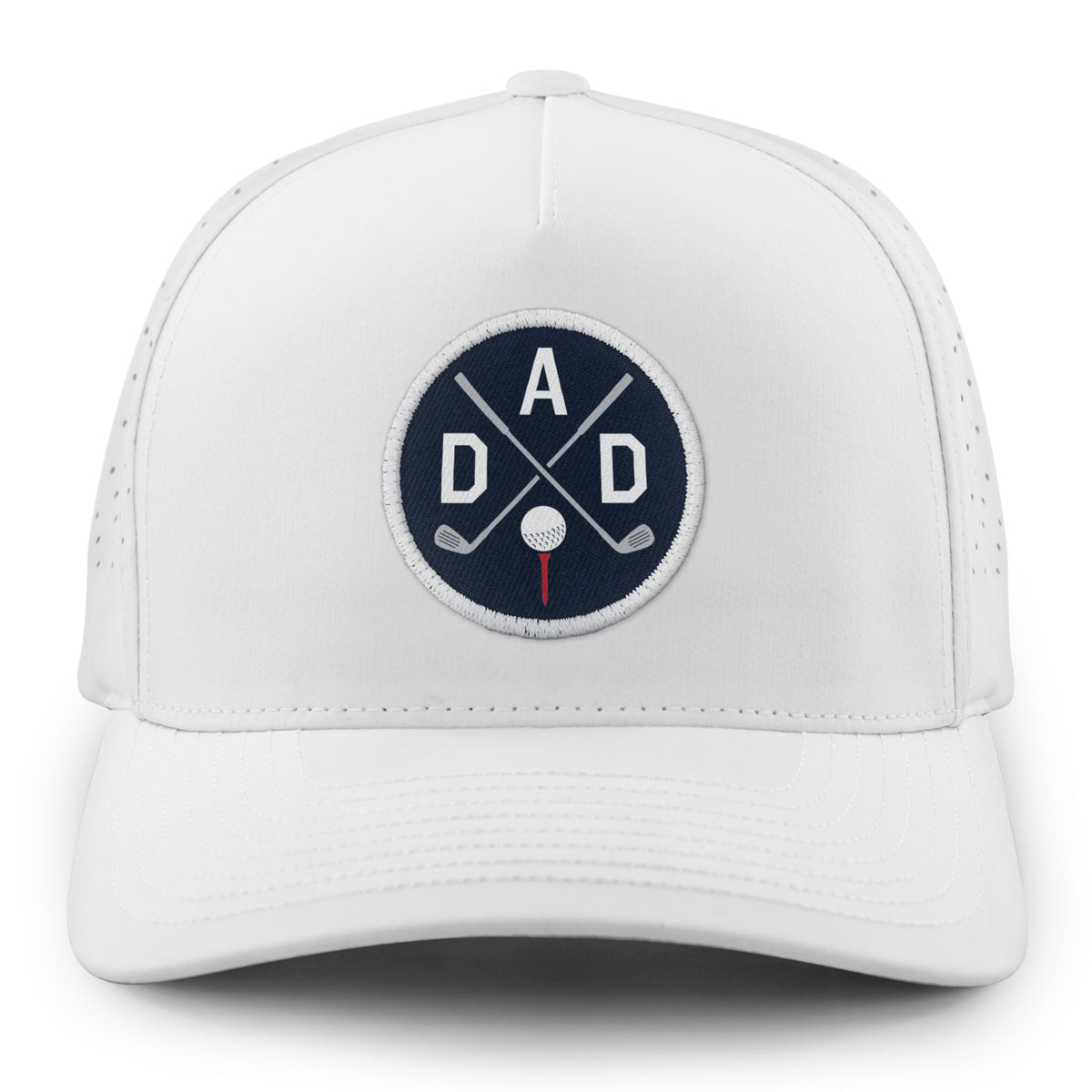 Golf Dad Circle Emblem Performance Hat - Chowdaheadz