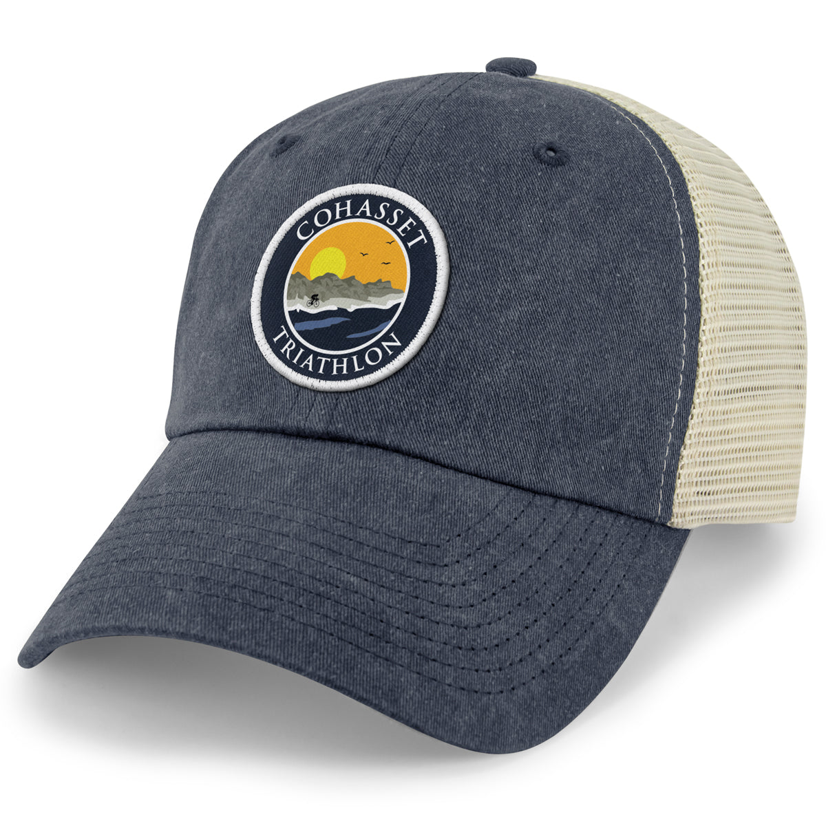 Cohasset Triathlon Relaxed Trucker Hat - Chowdaheadz