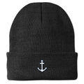 Mini Anchor Embroidered Cuff Knit - Chowdaheadz