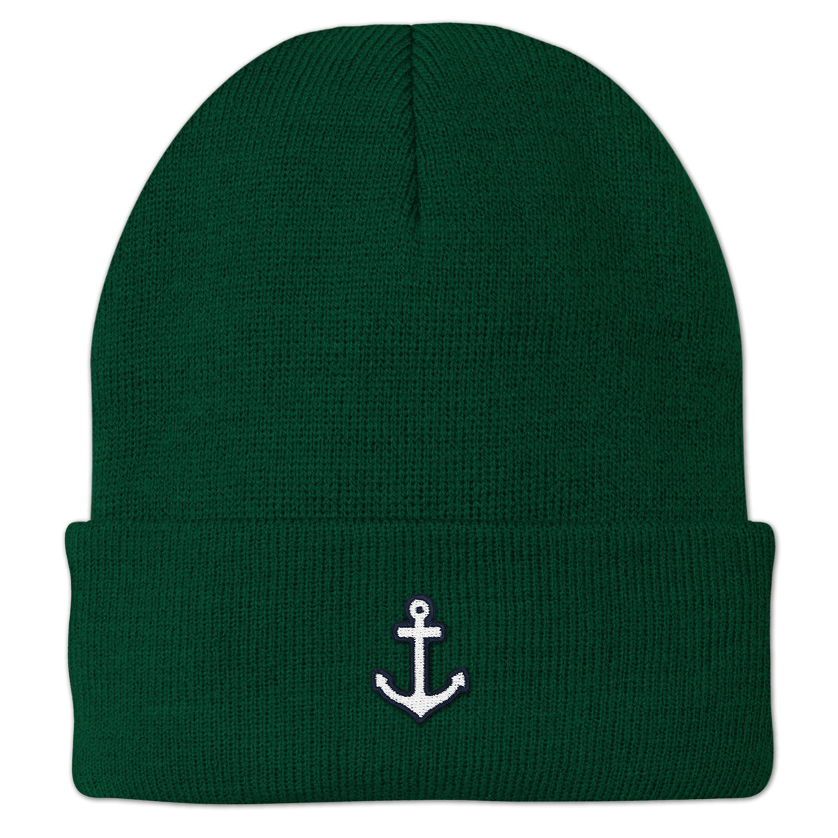 Mini Anchor Embroidered Cuff Knit - Chowdaheadz