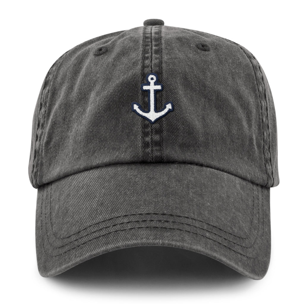 Mini Anchor Washed Dad Hat - Chowdaheadz