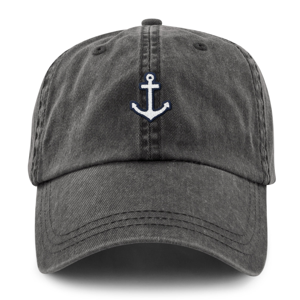 Mini Anchor Washed Dad Hat - Chowdaheadz