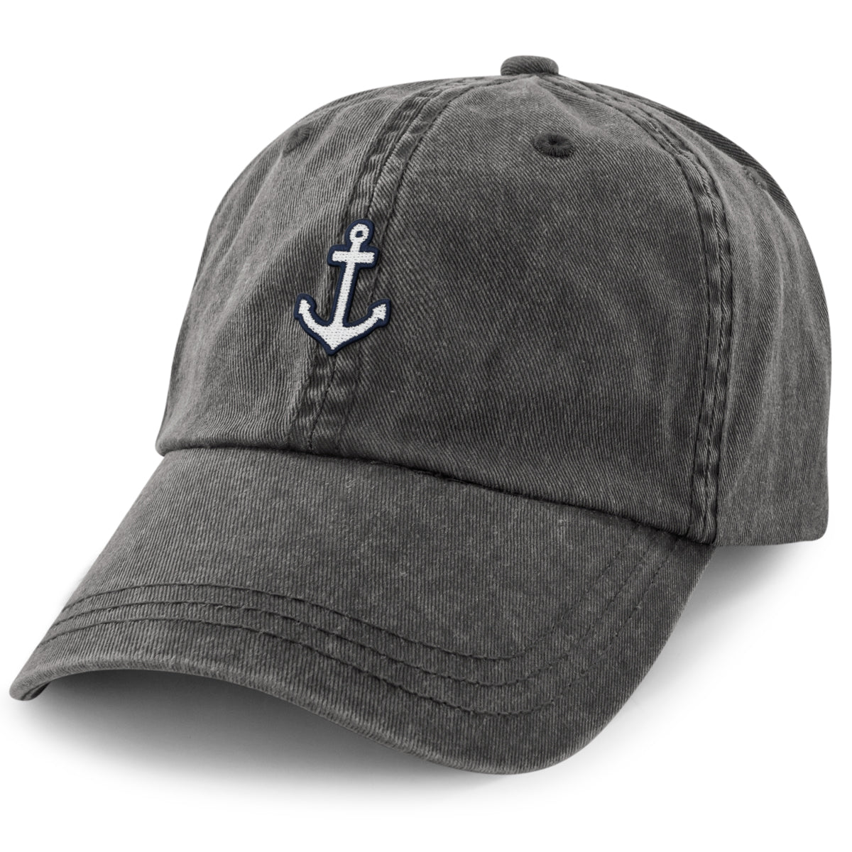 Mini Anchor Washed Dad Hat - Chowdaheadz