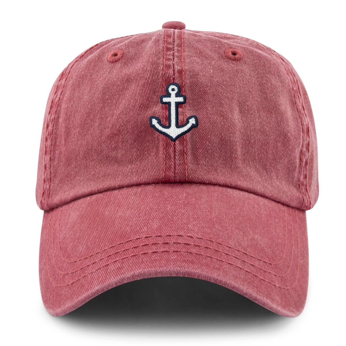 Mini Anchor Washed Dad Hat - Chowdaheadz