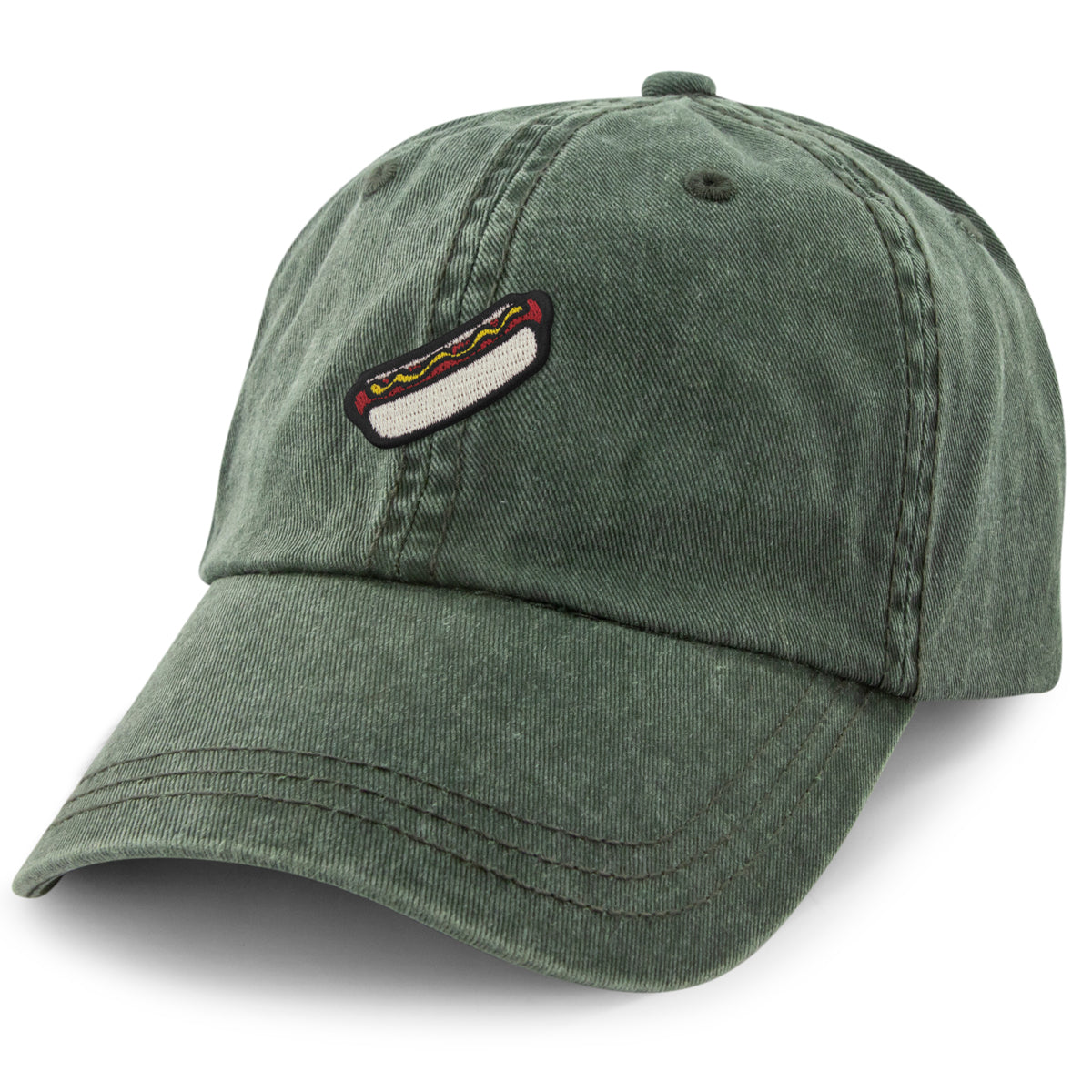 Mini Hot Dog Washed Dad Hat