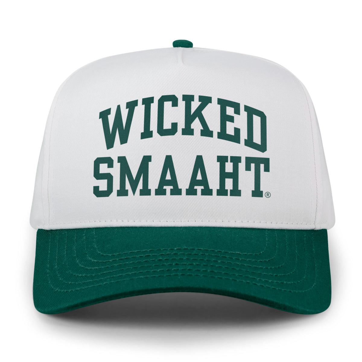 Wicked Smaaht Printed Retro Snapback Hat - Chowdaheadz