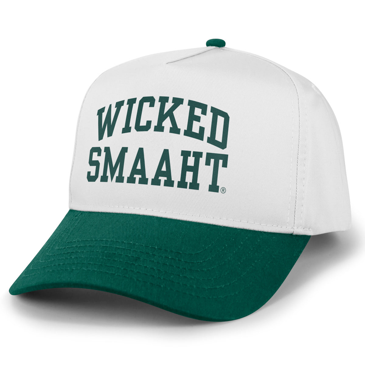 Wicked Smaaht Printed Retro Snapback Hat - Chowdaheadz