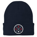 USA Circle Emblem Patch Cuff Knit - Chowdaheadz